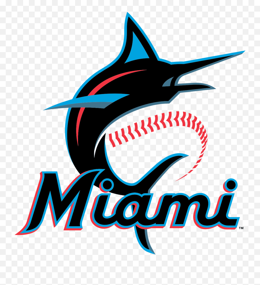 Mlb Team Logos Baseball Teams Logo - Transparent Miami Marlins Logo Emoji,Mlb Logo