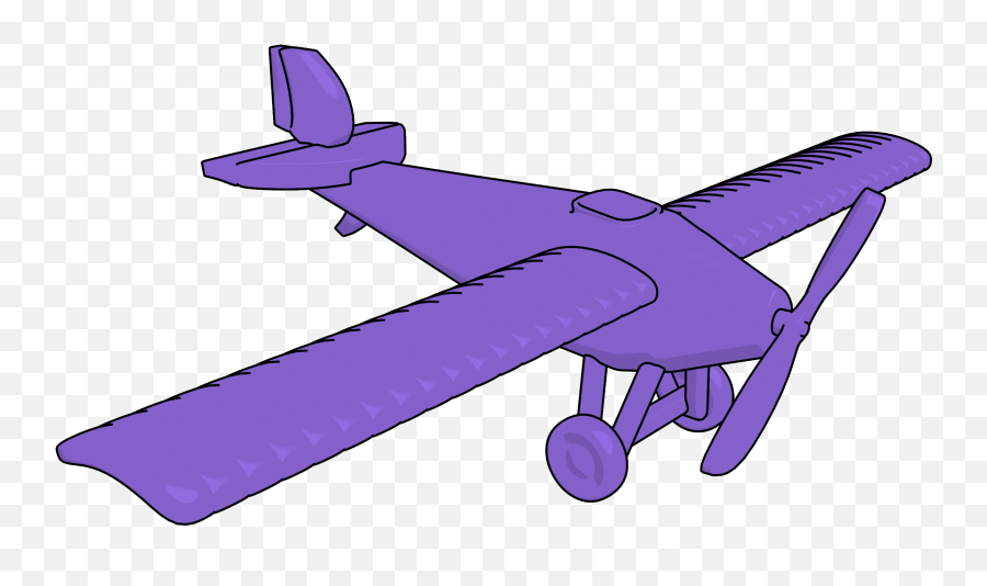 Monoplane V1 Plane Clipart Png Transparent Png - Full Size Emoji,Plane Clipart Transparent