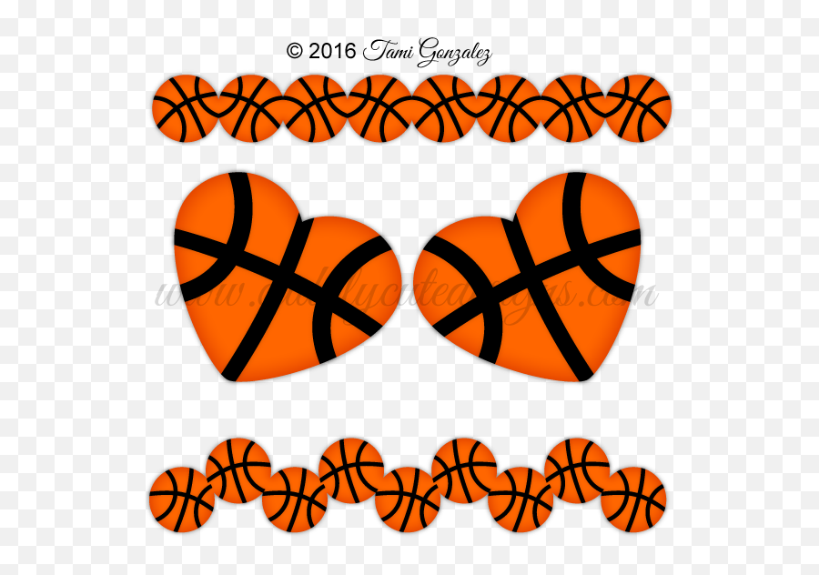 Library Of Clip Art Download Of Basketball Borders Png Files - Basketball Heart Border Clipart Emoji,Basketball Transparent