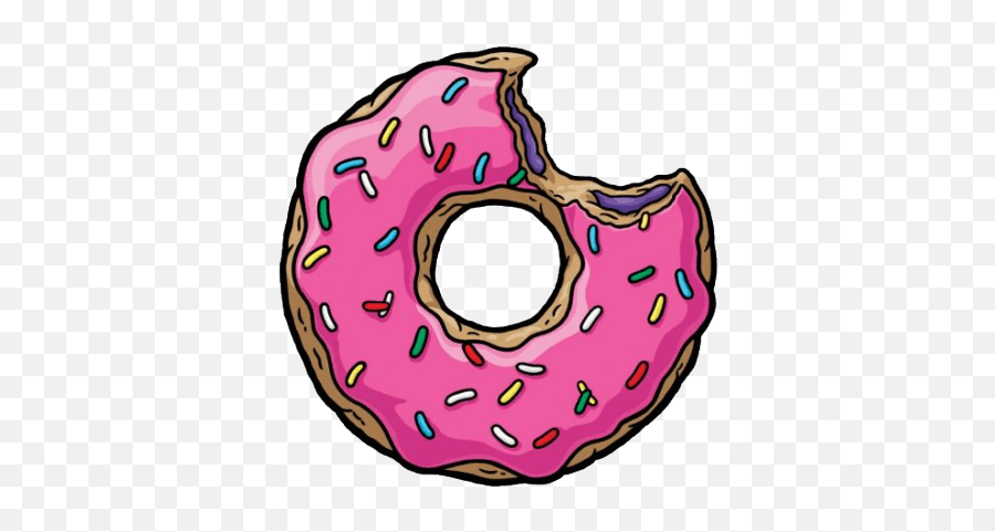 Donut Sprinkles Yummy Enjoy Every Bite - Donut Sticker Emoji,Donut Png
