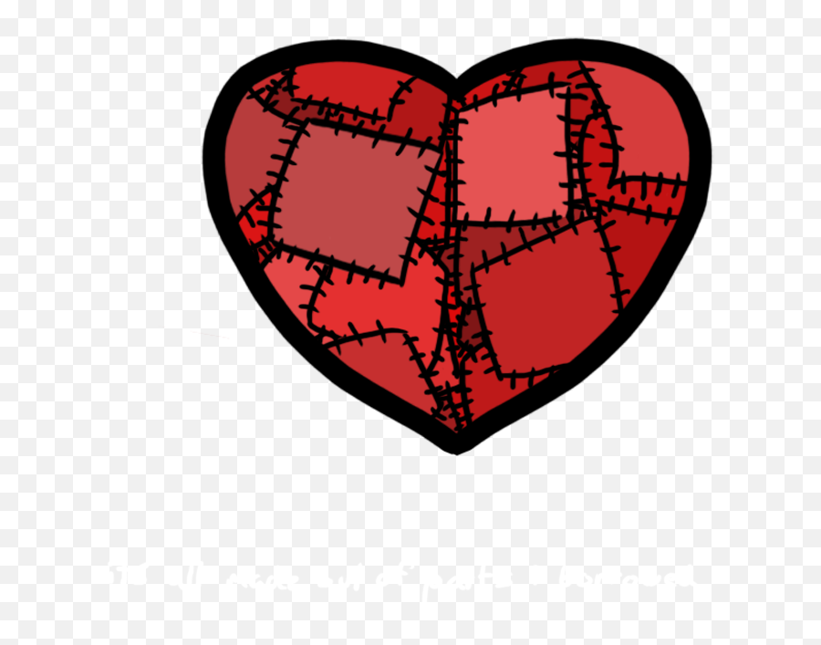 Stitch Clipart Heart Stitch Heart Transparent Free For - Stitched Heart Cartoon Emoji,Stitch Clipart