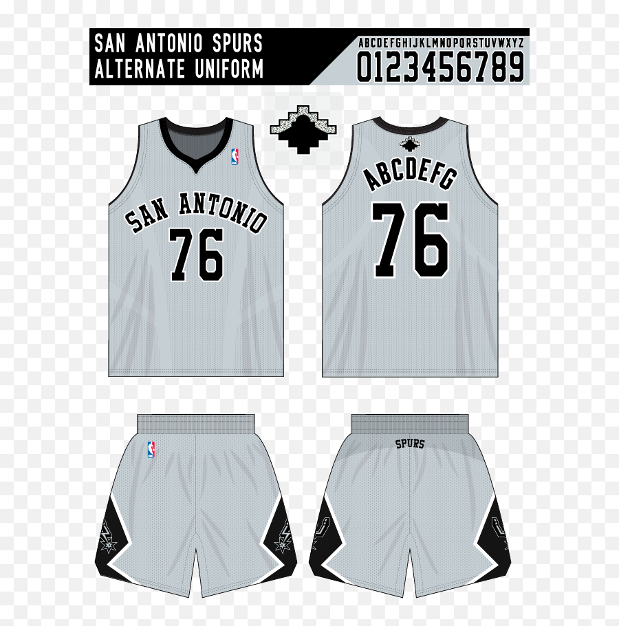 Download Hd Spursconcept - San Antonio Spurs Uniform Concept San Antonio Spurs Concept Jersey Emoji,San Antonio Spurs Logo