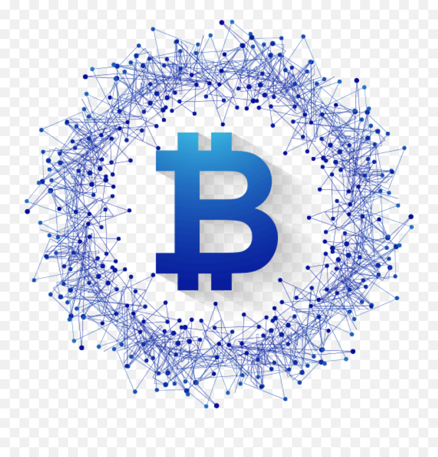 Download Cryptocurrency Coinbase Litecoin Blockchain Bitcoin - Blue Bitcoin Logo Png Emoji,Bitcoin Png