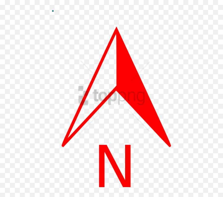Free Png North Arrow Transparent Png Image With Transparent - Red North Arrow Png Emoji,Arrow Transparent