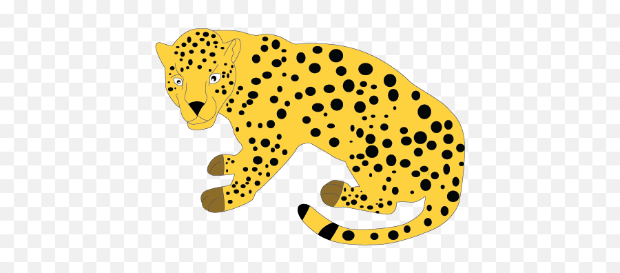 Leopard Clipart Animal Print - Leopard Clipart For Kids Emoji,Leopard Clipart