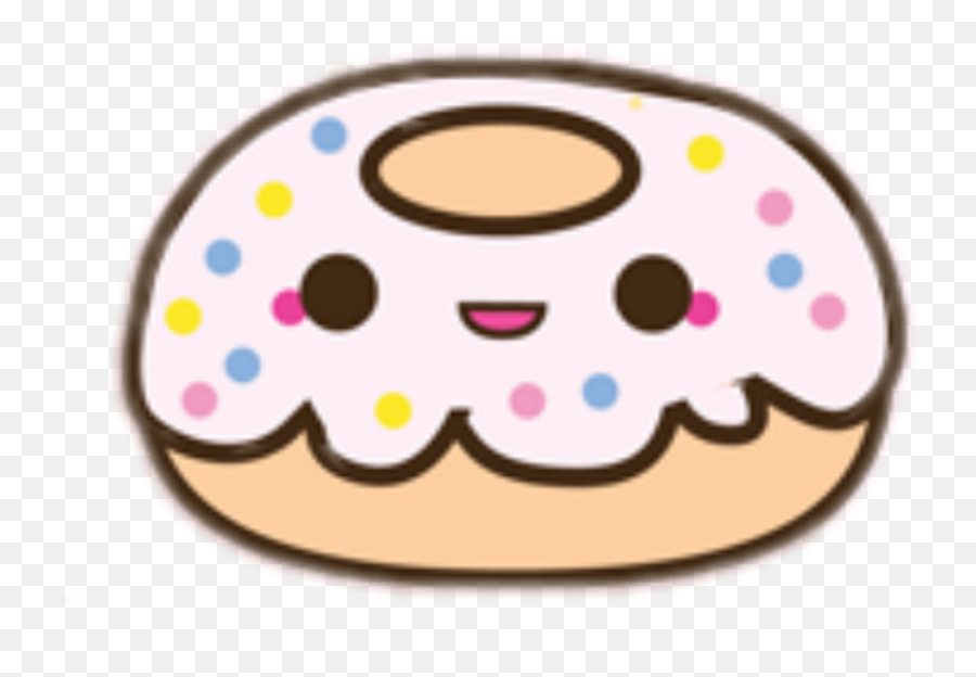 Kawaii Food Donuts Cute Foodkawaii - Cute Doughnut Clipart Kawaii Cute Doughnut Drawing Emoji,Donut Clipart