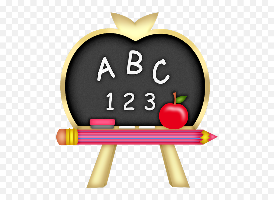 School Clipart Clipart 1 Teacher - Dibujos De Niños Teacher School Free Clip Art Emoji,Teacher Apple Clipart
