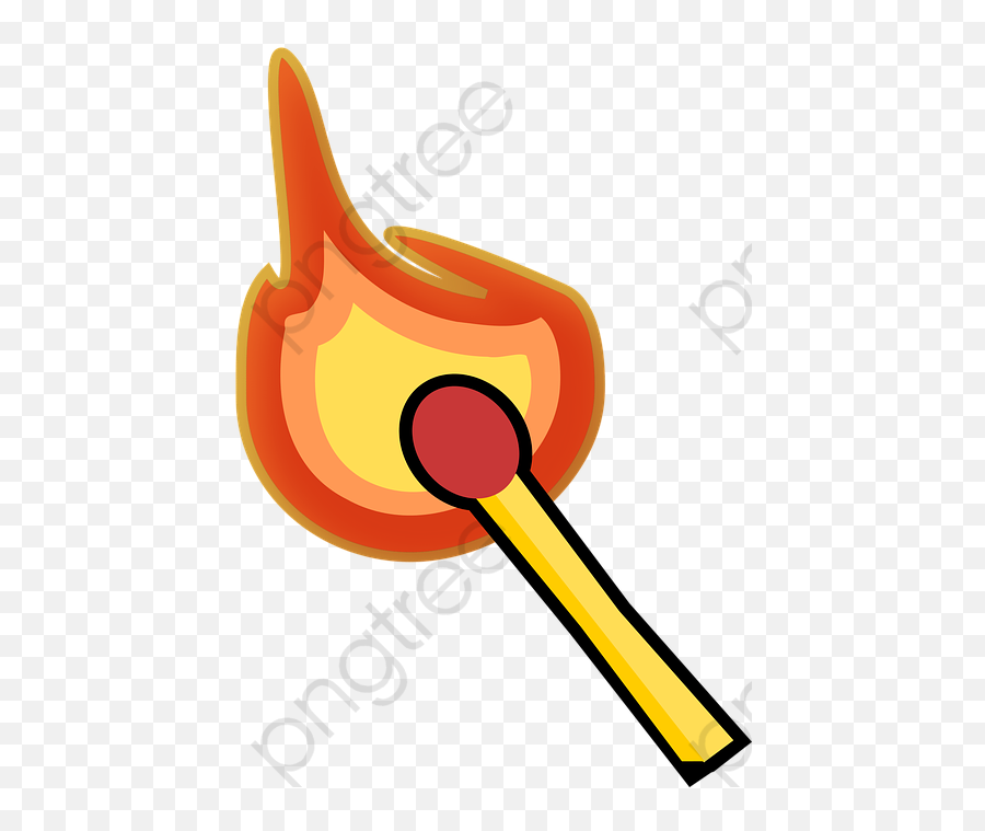 Cartoon Matches Cartoon Clipart Burn - Clipart Match Emoji,Cartoon Fire Png