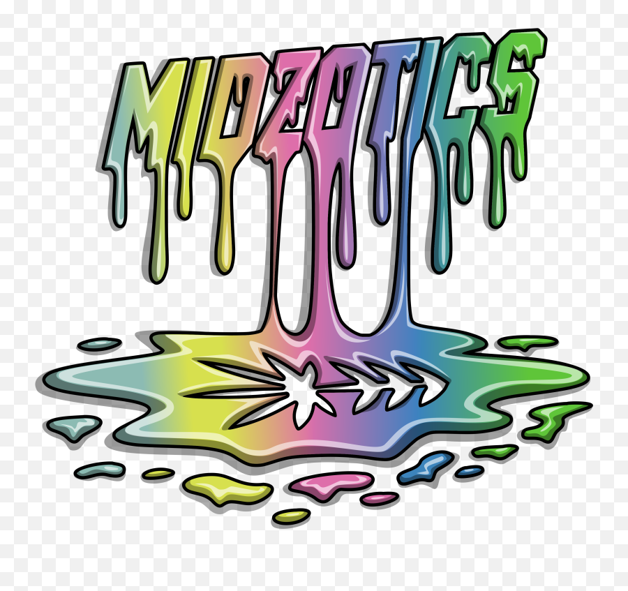 Drip Logo Sticker - Black Midzotics Midzotics Brand Emoji,Drip Logo