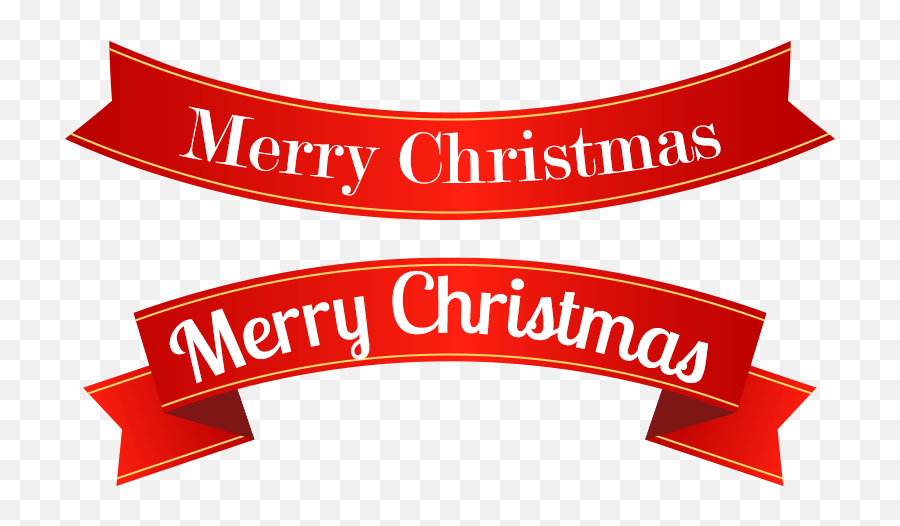 Merry Christmas Clipart Ribbon Png Flat Christmas Ribbon Emoji,Blue Ribbon Png