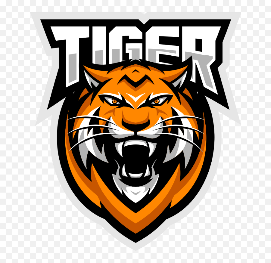 Tiger - Automotive Decal Emoji,Tiger Logo