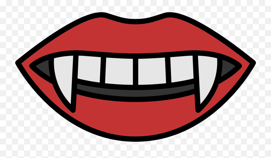 Vampire Teeth Clipart Transparent Png - Vampire Teeth Clipart Emoji,Teeth Clipart