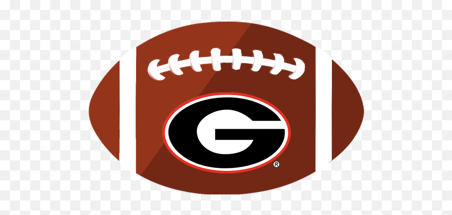 Georgia Bulldogs Football Balls Logos - Georgia Bulldogs Logo On Football Emoji,Balls Logos