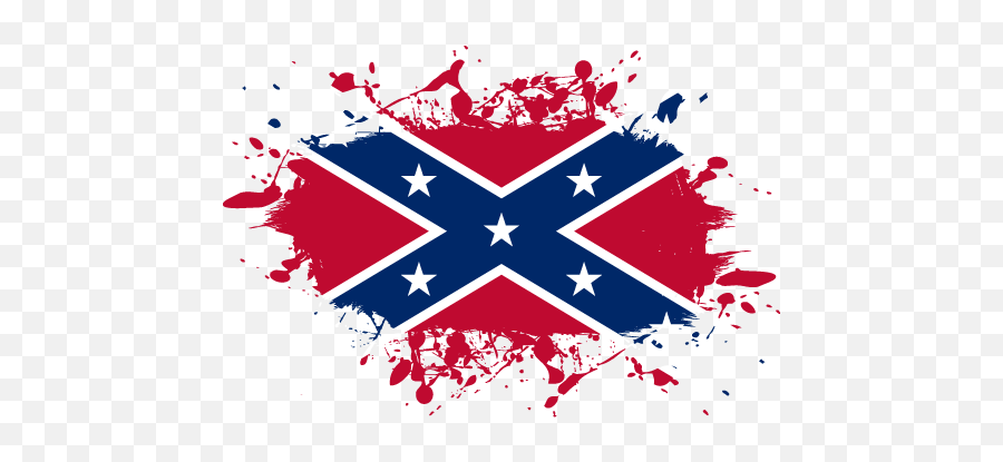 Vector Country Flag Of The Confederate - Lone Star Texas Grill Emoji,Rebel Flag Png