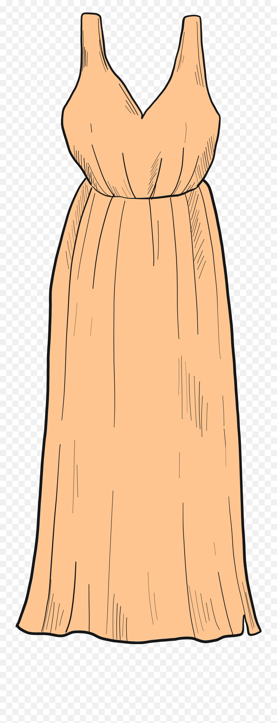 Long Dress Clipart - Full Length Emoji,Dress Clipart