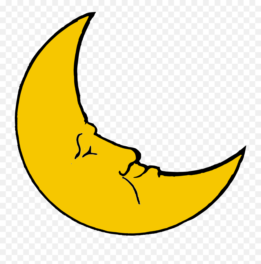 Best Moon Clipart - Crescent Moon Clipart Emoji,Moon Clipart