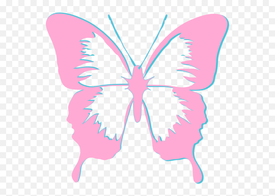 Butterfly Clip Art At Clkercom - Vector Clip Art Online Emoji,Butterfly Clipart Transparent Background