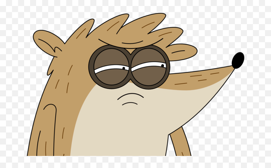 Rigby Looking Tired Emoji,Tired Png