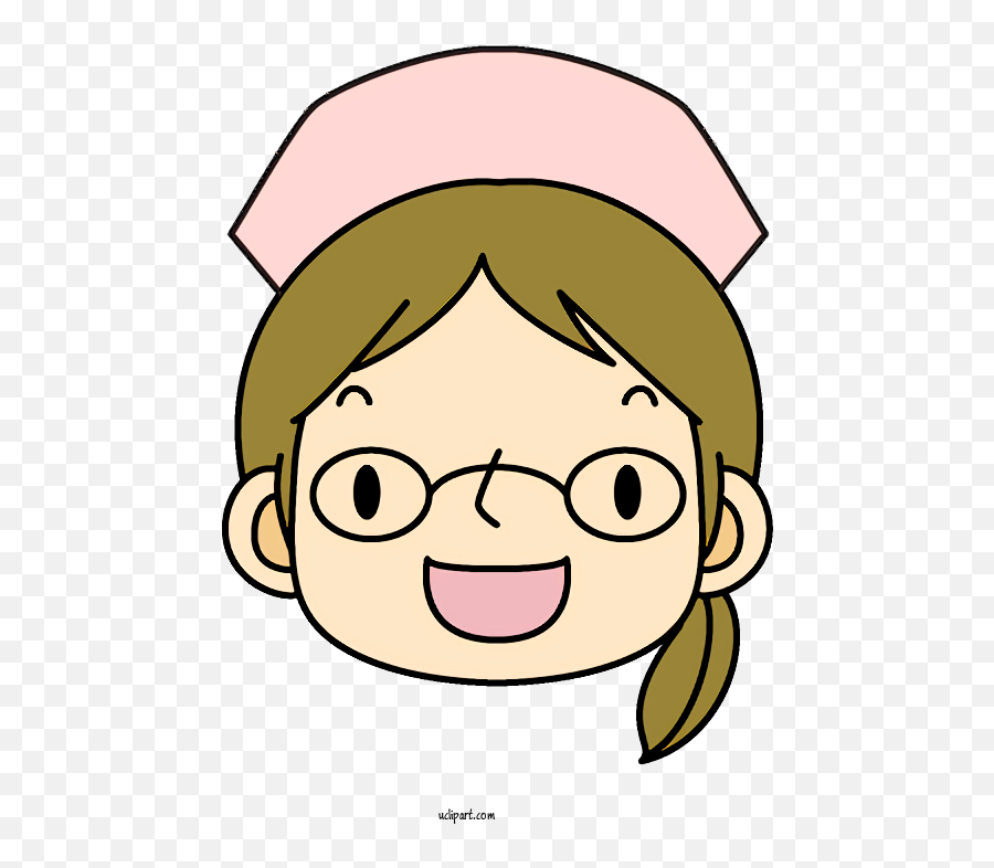 Occupations Face Cartoon Facial Expression For Nurse - Nurse Emoji,Occupations Clipart