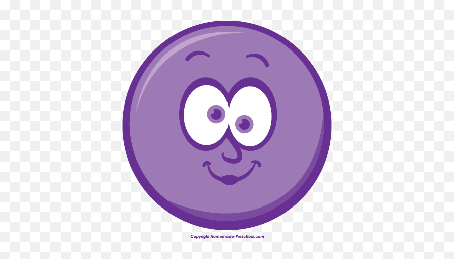 Purple Winking Smiley Face Clip Art - Smiley Violet Emoticon Emoji,Wink Clipart