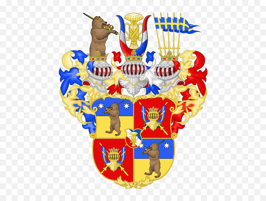 Crests As Regards The Royal Arms Of Sweden Denmark And Norw Emoji,Denmark Clipart