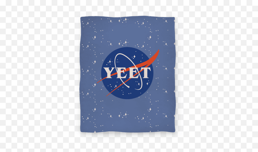 Yeet Nasa Logo Parody Blankets - Kennedy Space Center Emoji,Nasa Logo