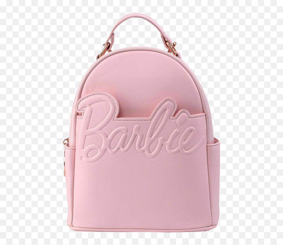 Faux Leather Convertible Mini Backpack - Loungefly Barbie Backpack Emoji,Barbie Logo