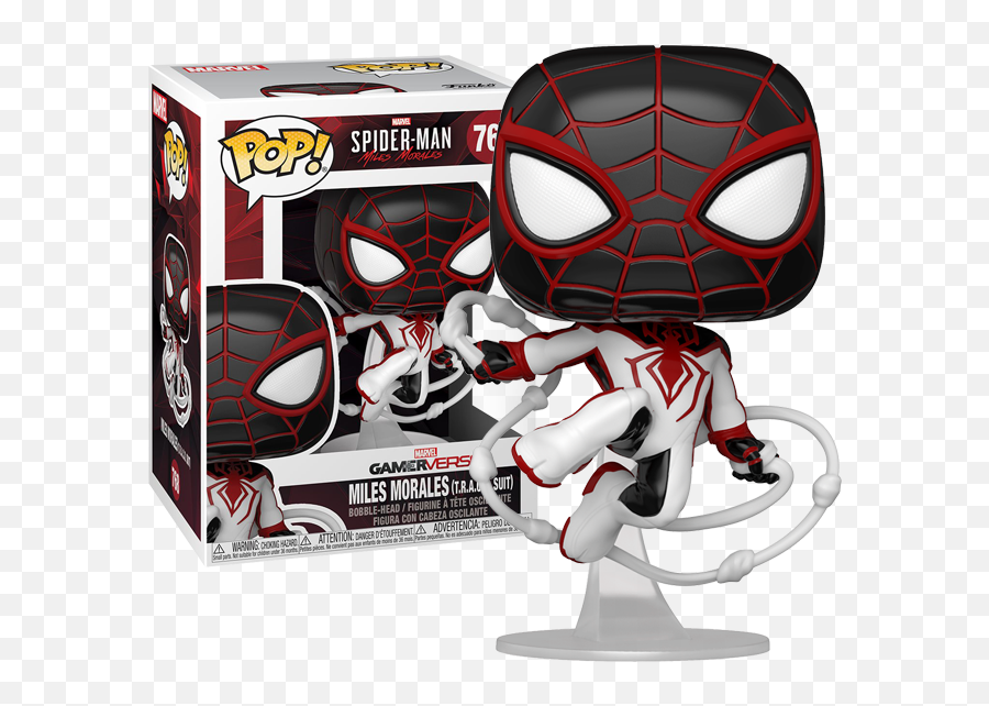 Funko Pop Figures - Spiderman Miles Morales Track Suit Funko Pop Spider Man Miles Morales Track Suit Emoji,Miles Morales Logo