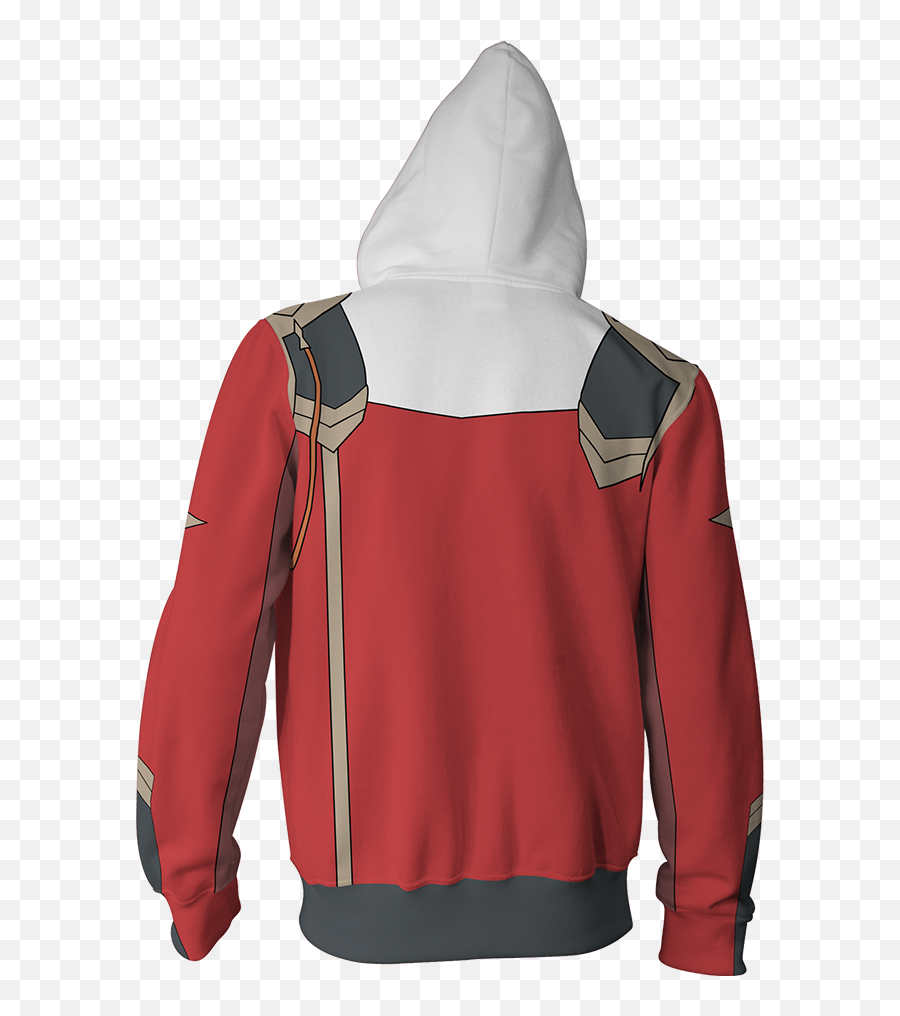 Darling In The Franxx Zero Two Hoodie Cosplay Jacket Zip Up - Hoodie Emoji,Darling In The Franxx Logo