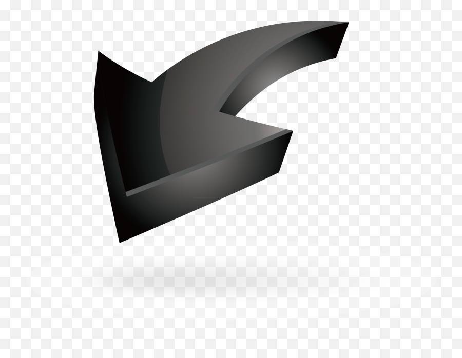 Arrow Euclidean Vector - Black Arrows In The Forward Flecha Negra 3d Png Emoji,Black Arrow Png