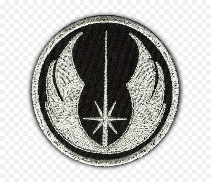 The Jedi Order Metallic Patch - Jedi Logo Emoji,Jedi Order Logo