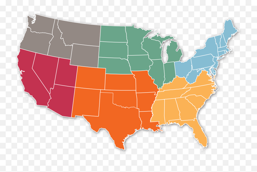 Map Of The Usa - National Distribution Emoji,Usa Map Png