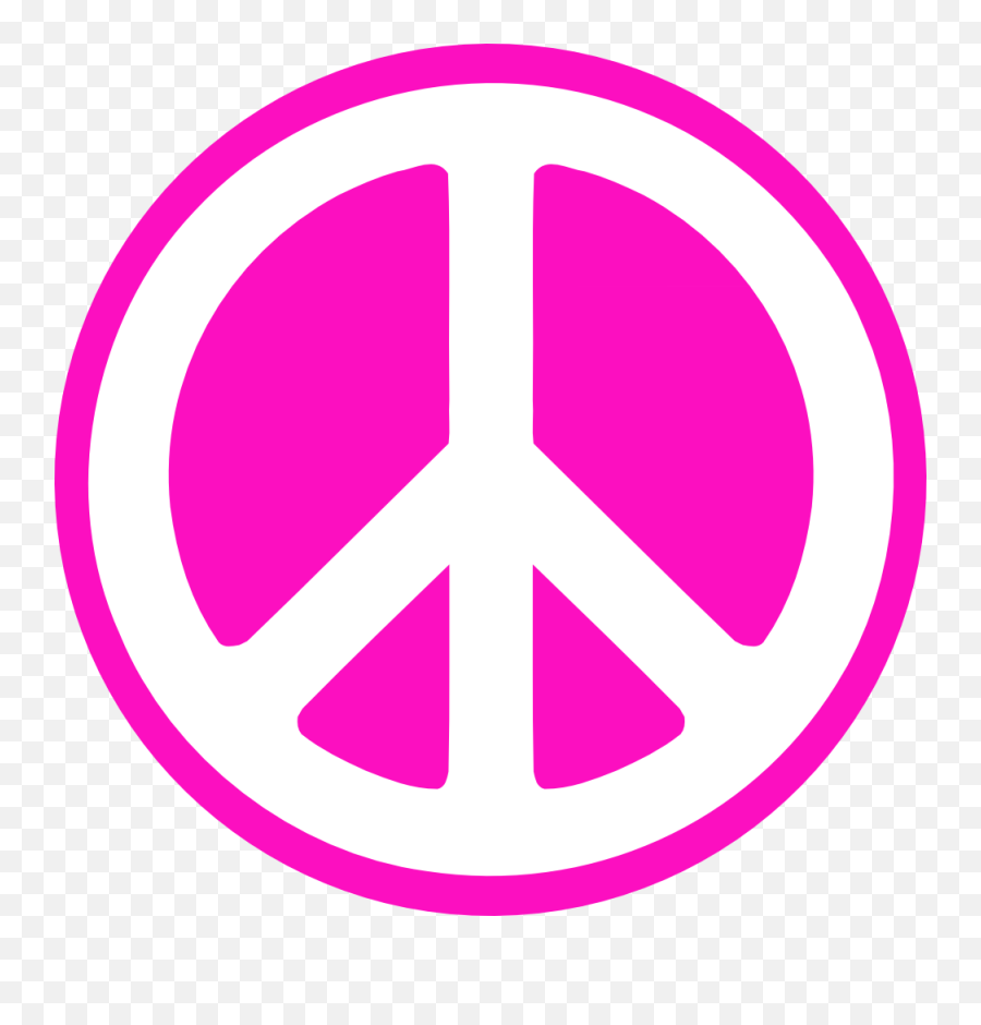 Hippie Flower Clip Art Clipart - Peace Logo Emoji,Hippie Clipart