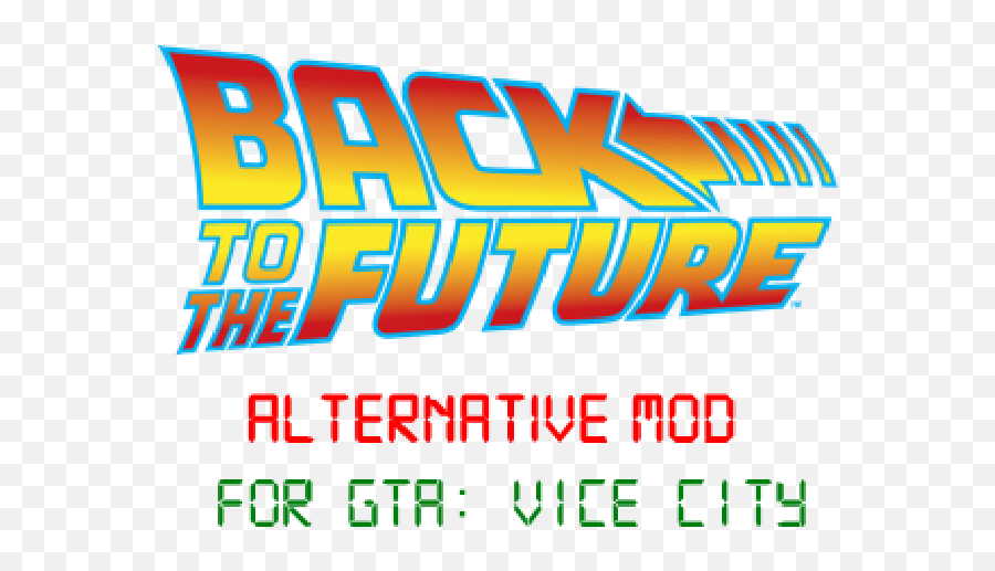 Back To The Future Alternative Mod For Grand Theft Auto Emoji,Gta Vice City Logo
