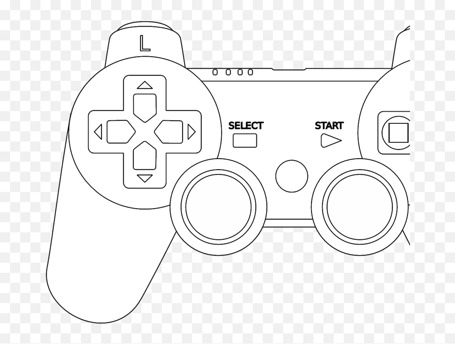 Game Console Controller Outline Svg Vector Game Console Emoji,Xbox One Controller Clipart