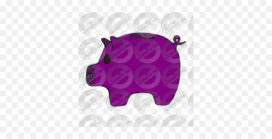 Bank Picture For Classroom Therapy - Domestic Pig Emoji,Bank Clipart