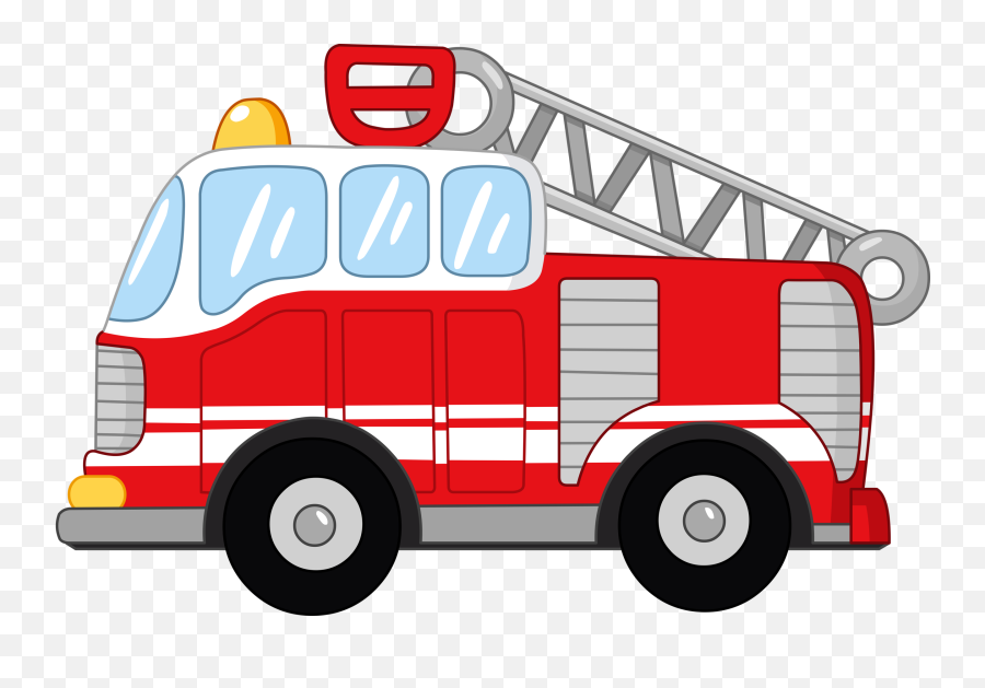 Cartoon Fire Engine Clip Art - Clip Art Fire Truck Png Emoji,Fire Truck Clipart