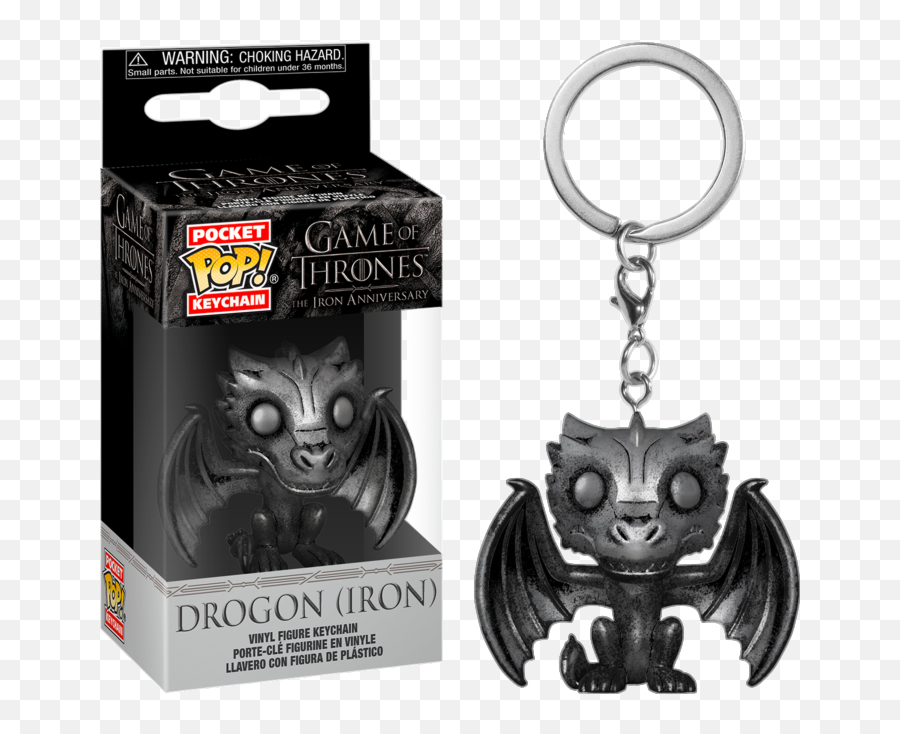 Funko Pop Keychain Game Of Thrones - Dragon Iron Emoji,Game Of Thrones Dragon Logo