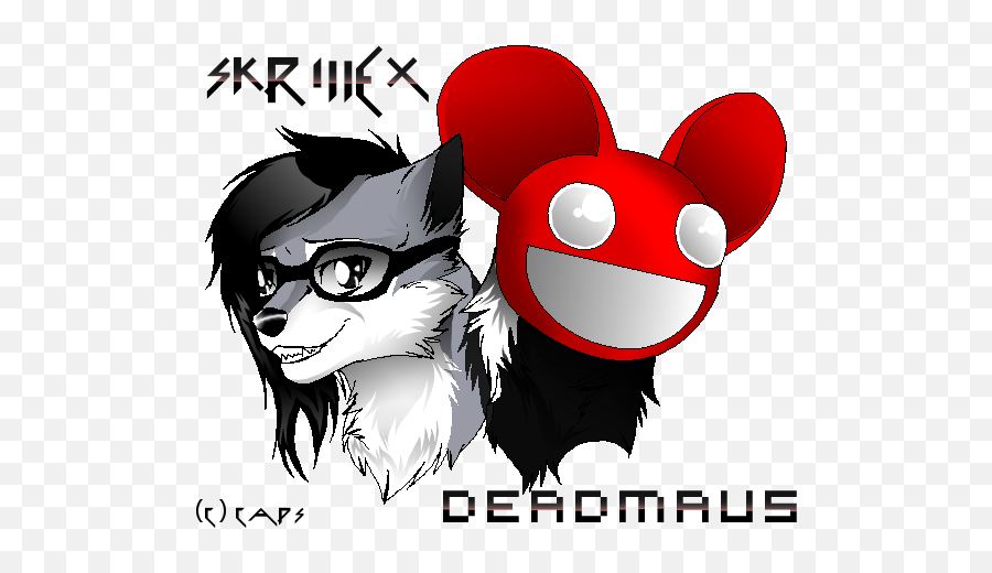 Skrillex And Deadmau5 - Imagenes De Skrillex Y Deadmau5 Fictional Character Emoji,Skrillex Logo