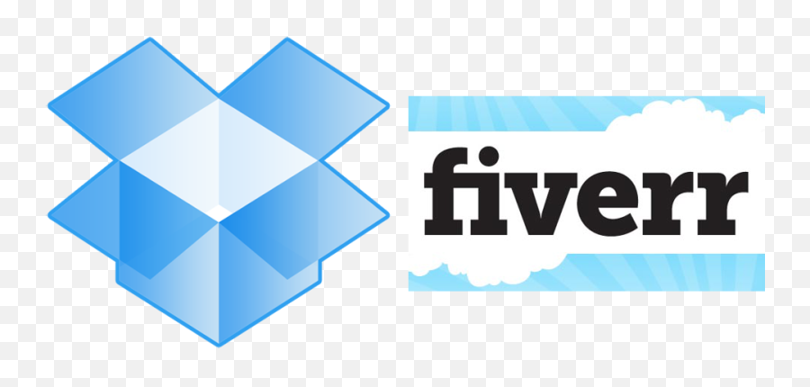 Fiverr - Logo Boite Bleue Ouverte Hd Png Download Emoji,Fiverr Logo