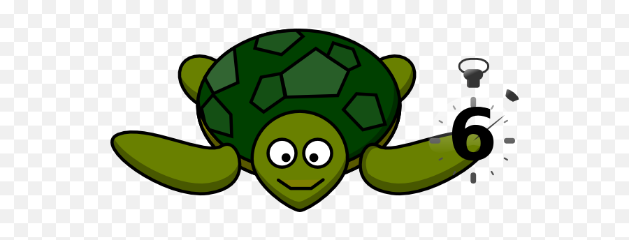 Tortoise With Stopwatch Clip Art At Clkercom - Vector Clip Turtle Clipart No Background Emoji,Stopwatch Clipart