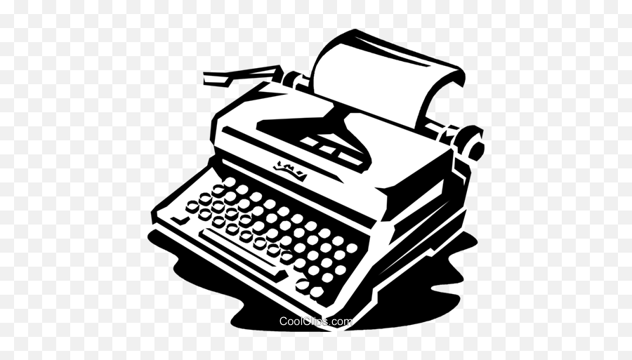 Typewriter Transparent Png - Clipart Typewriter Png Emoji,Typewriter Clipart
