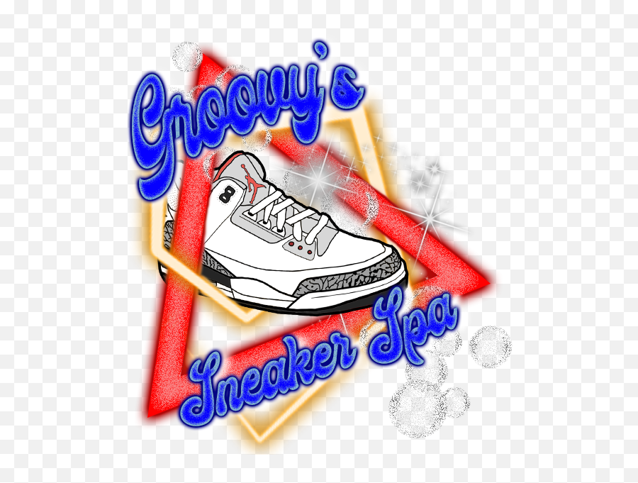 Groovyu0027s Sneaker Spa Logo On Behance - Shoe Png Drawing Emoji,Sneaker Logo