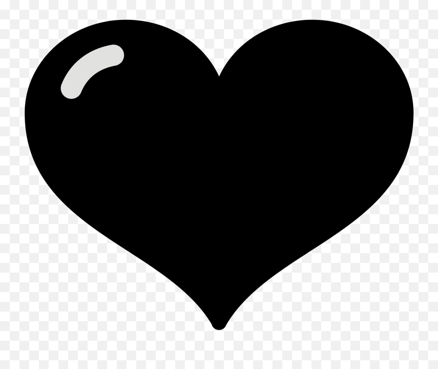 Library Of Vector Library Download Black Heart Png Files - Heart Shape Collage Png Emoji,Heart Clipart Black And White