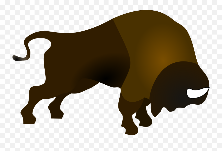 American Bison Computer Icons Clip Art - Running Buffalo Clipart Emoji,Bison Png