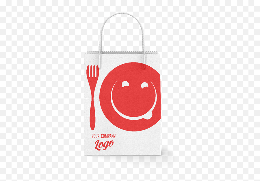 Custom Printed Products Mcdonald Paper U0026 Restaurant Supplies - Happy Emoji,Shopping Bags With Logo