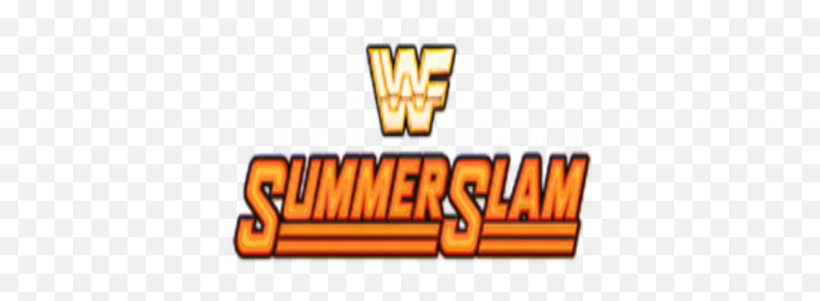Wwf Summerslam 87 - Wwf Summerslam 1992 Logo Emoji,Summerslam Logo