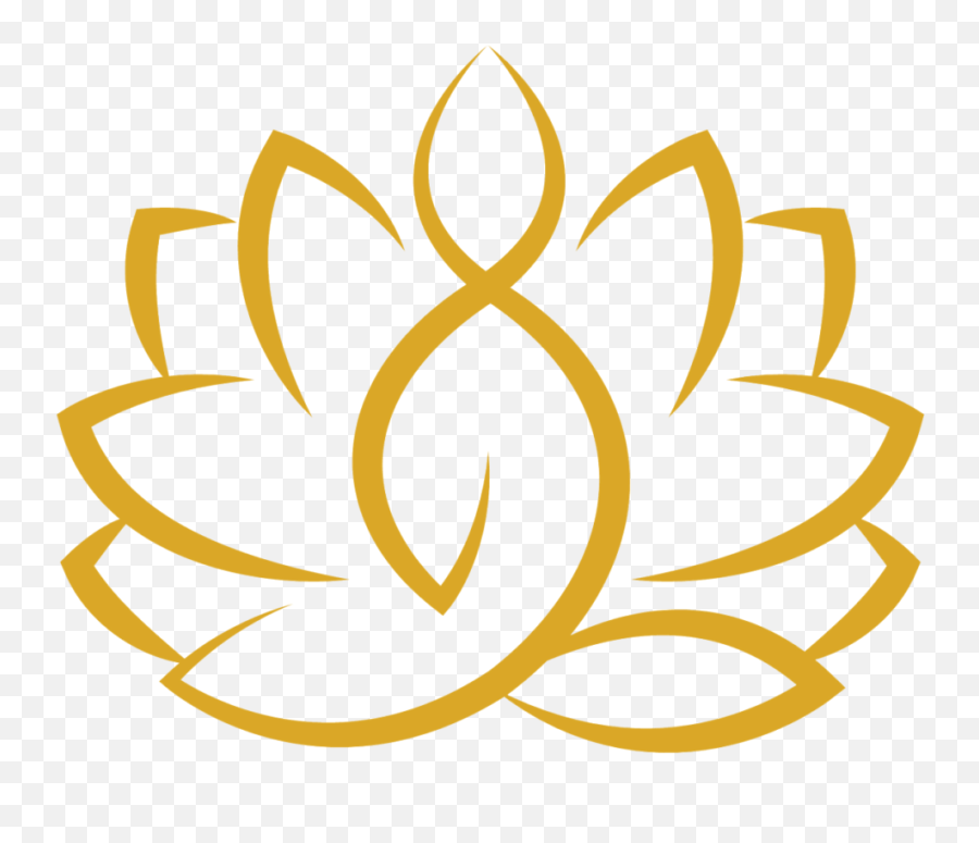 Flower Logo Transparent - Golden Flower Logo Png Emoji,Flower Logo