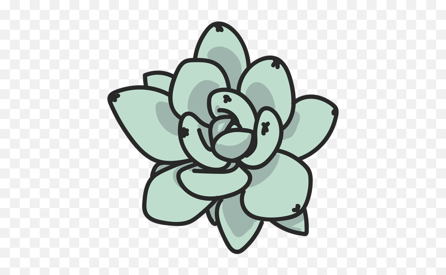 Green Succulent Plant Illustration - Suculentas Png Emoji,Succulents Png