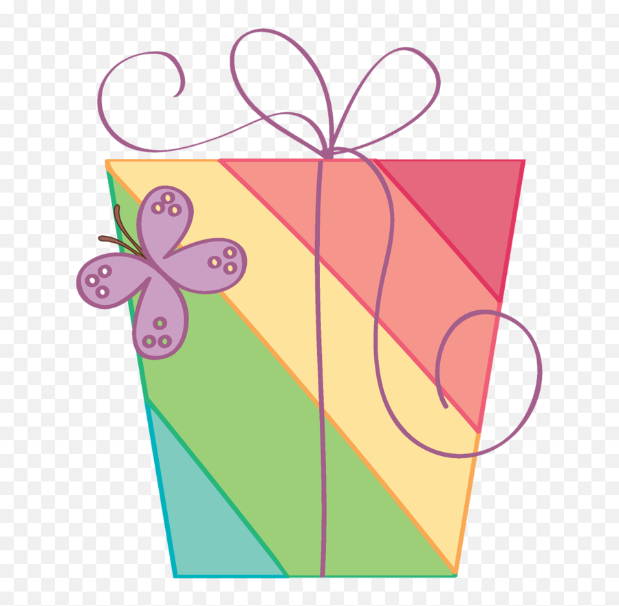 Present Clipart Birthday Stuff - Drawing Transparent Birthday Presents Clipart Emoji,Present Clipart